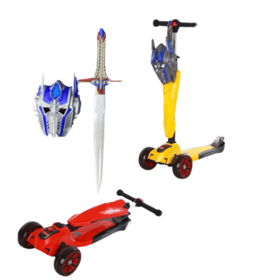 صورة سكوتر دف مع سيف وقناع